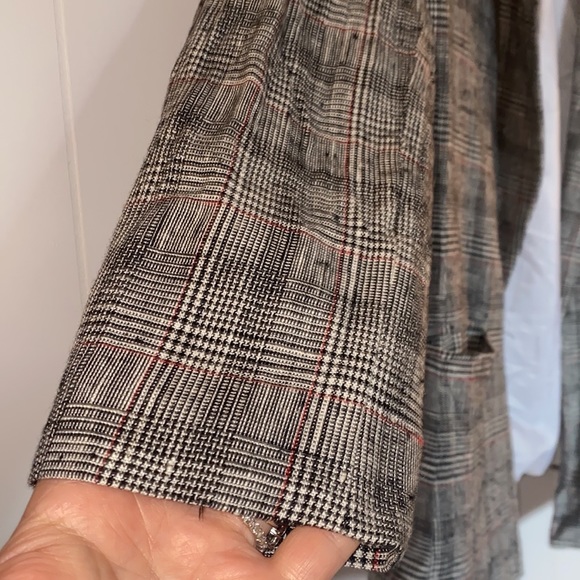 Doncaster Plaid Blazer Size 10P - Picture 7 of 10